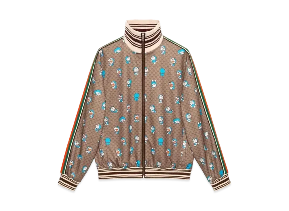 GUCCI x Doraemon Technical Track Jersey Jacket "Beige"