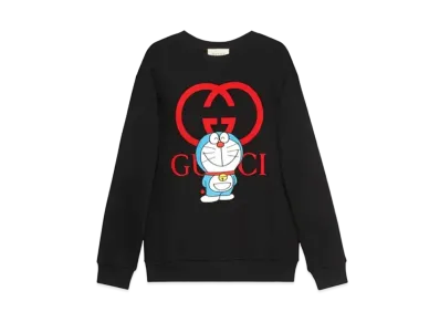 GUCCI x Doraemon Crewneck Sweatshirt "Black"