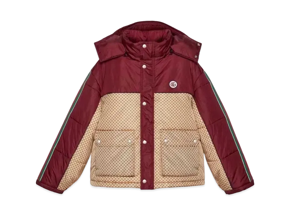 GUCCIグッチ GGパラシュートナイロン パデッドジャケット 【公式通販】