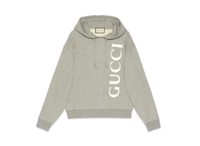 GUCCI Gucci Print Hooded Sweatshirt "Grey"