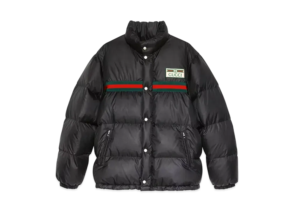 GUCCI Water Repellent Down Jacket "Black"