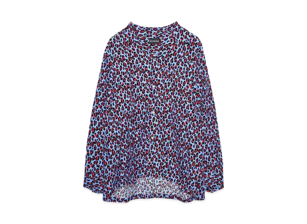 COTTON PAN Shawn L/S:LEOPARD "PURPLE"