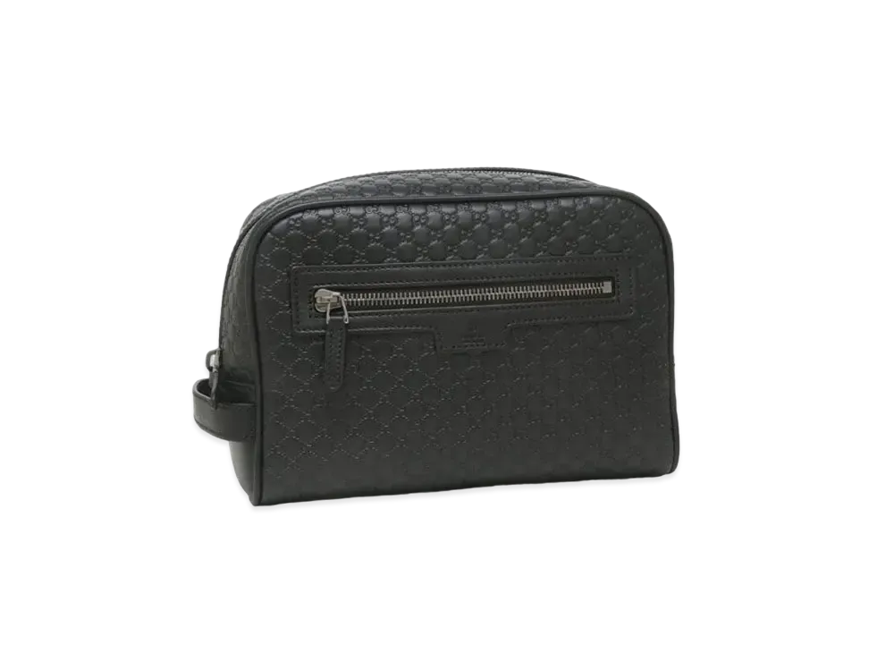 GUCCI Belt Bag Micro Guccissima "Black"