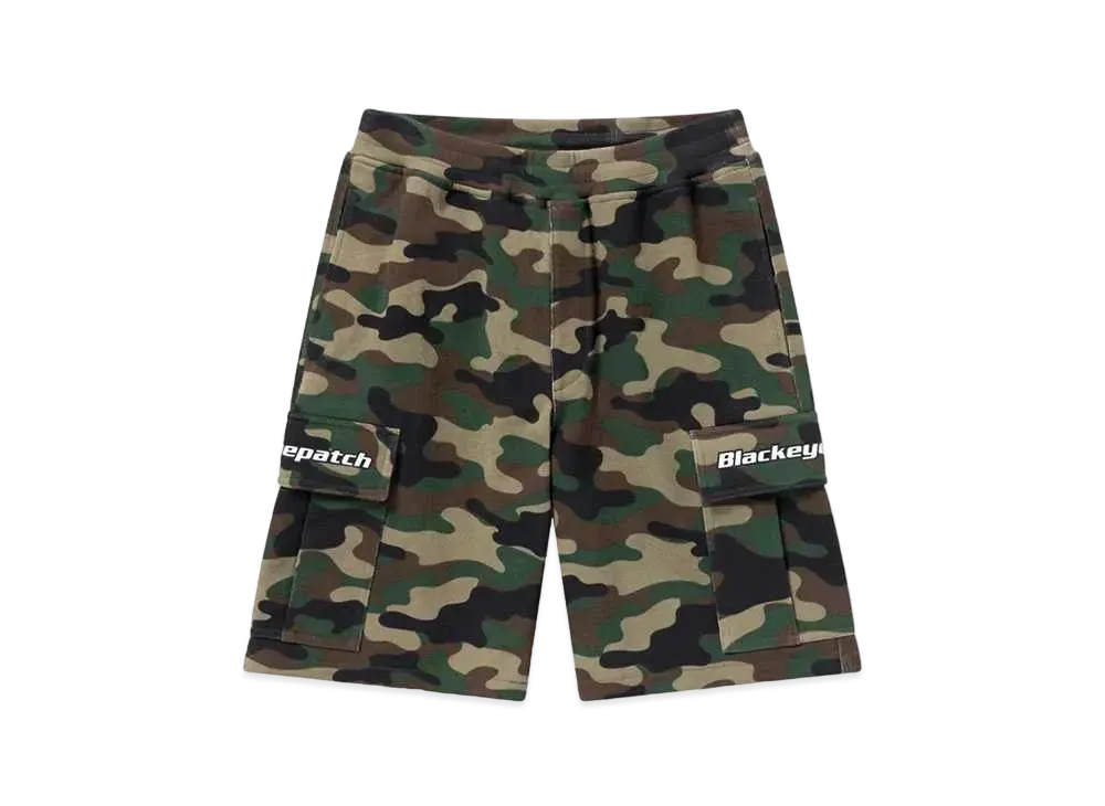 BlackEyePatch Tactical Logo Cargo Shorts "Camo"
