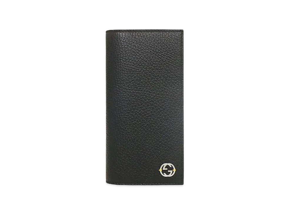 GUCCI Interlocking G Long Wallet "Black/Yellow"