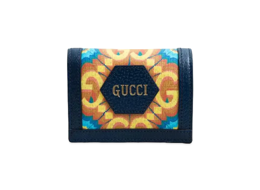 GUCCI GG Kaleidoscope Bi-fold Wallet 100th Anniversary "Multi Color"