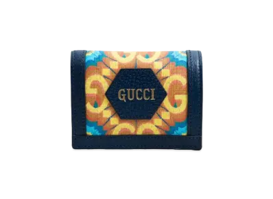 GUCCI GG Kaleidoscope Bi-fold Wallet 100th Anniversary "Multi Color"