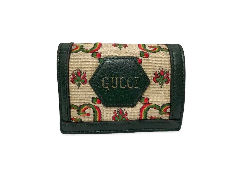 GUCCI Bi-fold Wallet 100th Anniversary "Green"