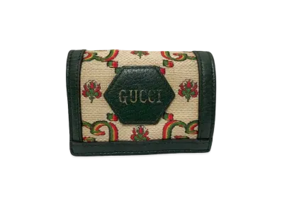 GUCCI Bi-fold Wallet 100th Anniversary "Green"
