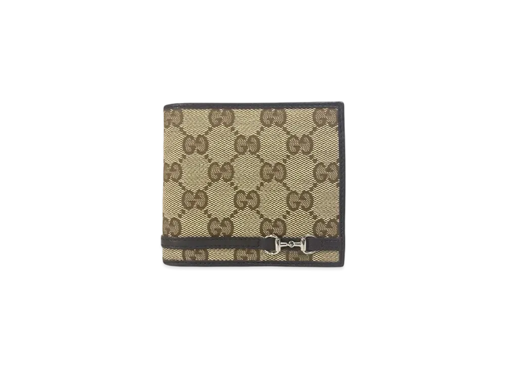 GUCCI Guccissima Bi-fold Wallet "Brown"