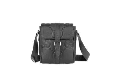 GUCCI Jumbo GG Small Messenger Bag "Black"