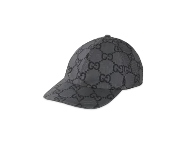 GUCCI GG Ripstop Baseball Hat "Dark Grey/Black"