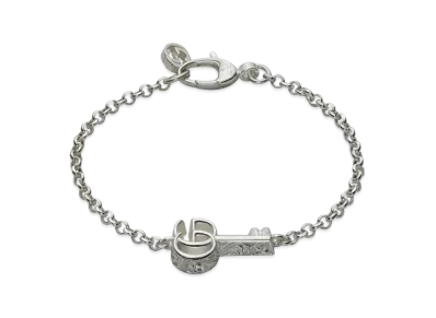 GUCCI GG Marmont Key Charm Bracelet "Silver"