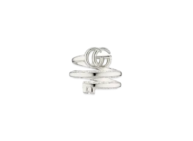 GUCCI GG Mamonkey Double Band Ring "Silver"