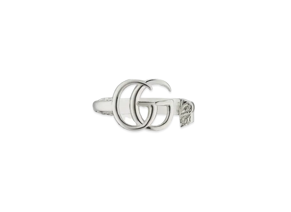 GUCCI GG Mamon Keyring "Silver"