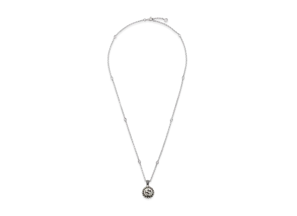 GUCCI Interlocking G Necklace "Silver"