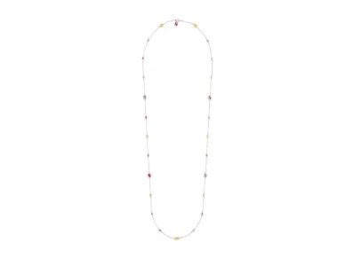 GUCCI Interlocking G Necklace Enamel Aged Finish "Multicolor"
