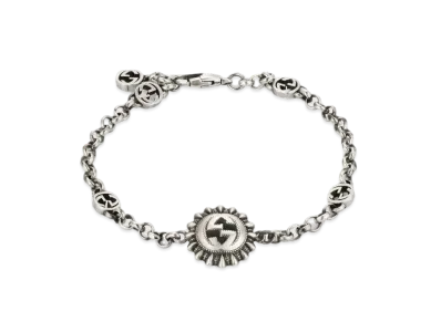 GUCCI Interlocking G Bracelet "Silver"