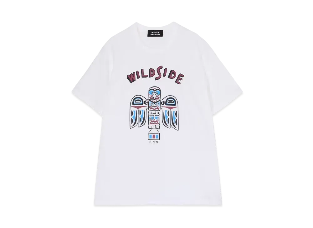 WILDSIDE Yohji Yamamoto x NORTH NO NAME Totem Pole T-shirt "White"
