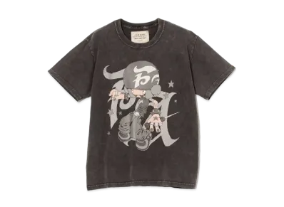 BEAMS FUTURE ARCHIVE x YAMEPI Print Tee "Fa" "Black"