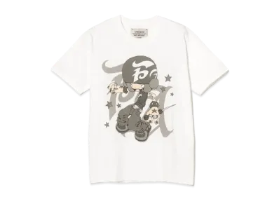 BEAMS FUTURE ARCHIVE x YAMEPI Print Tee "Fa" "White"