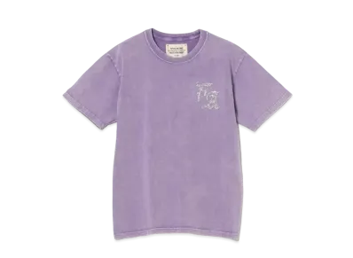 BEAMS FUTURE ARCHIVE Fade Rhine Stone T-shirts "Puple"