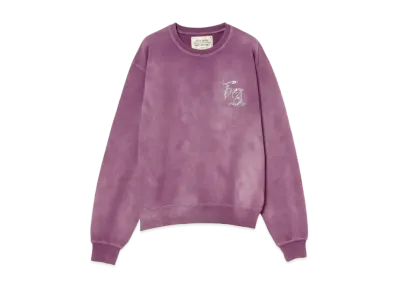 BEAMS FUTURE ARCHIVE Fade Rhine Stone Sweat Crew "Puple"