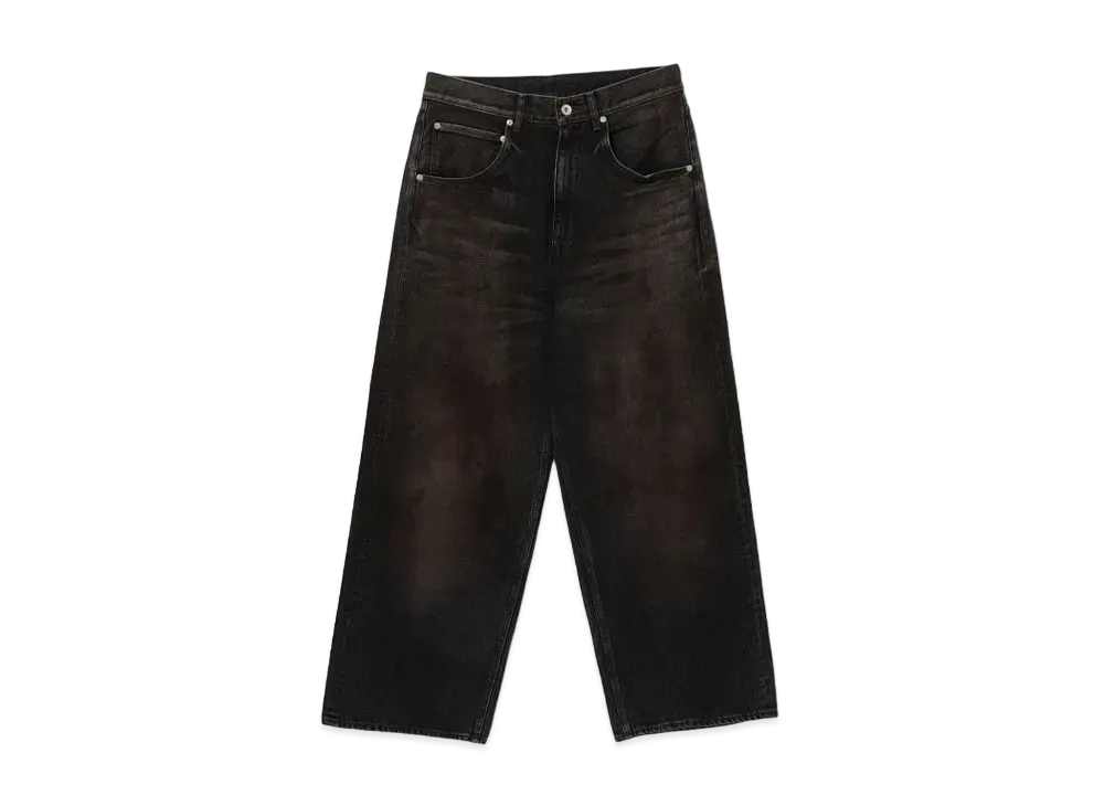 BEAMS FUTURE ARCHIVE Baggy Fit Denim "Fade Black"