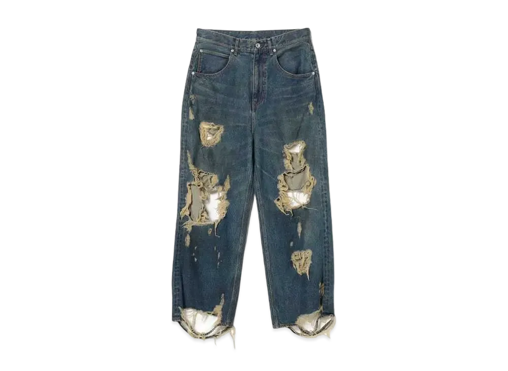 BEAMS FUTURE ARCHIVE Baggy Fit Denim "Crush" "Durty"