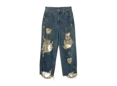 BEAMS FUTURE ARCHIVE Baggy Fit Denim "Crush" "Durty"