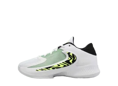 Nike GS Freak 4 "White/Black/Barely Volt"