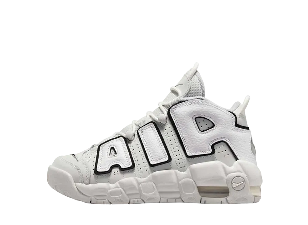 ナイキ GS エアモアアップテンポ "フォトンダスト/メタリックシルバー/ホワイト/ブラック"