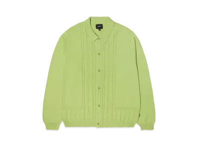 HUF Fall 24 Towner Long Sleeve Knit Top "Pistachio"