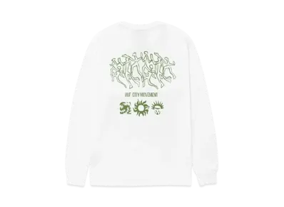 HUF Fall 24 Movement Long Sleeve Tee "White"