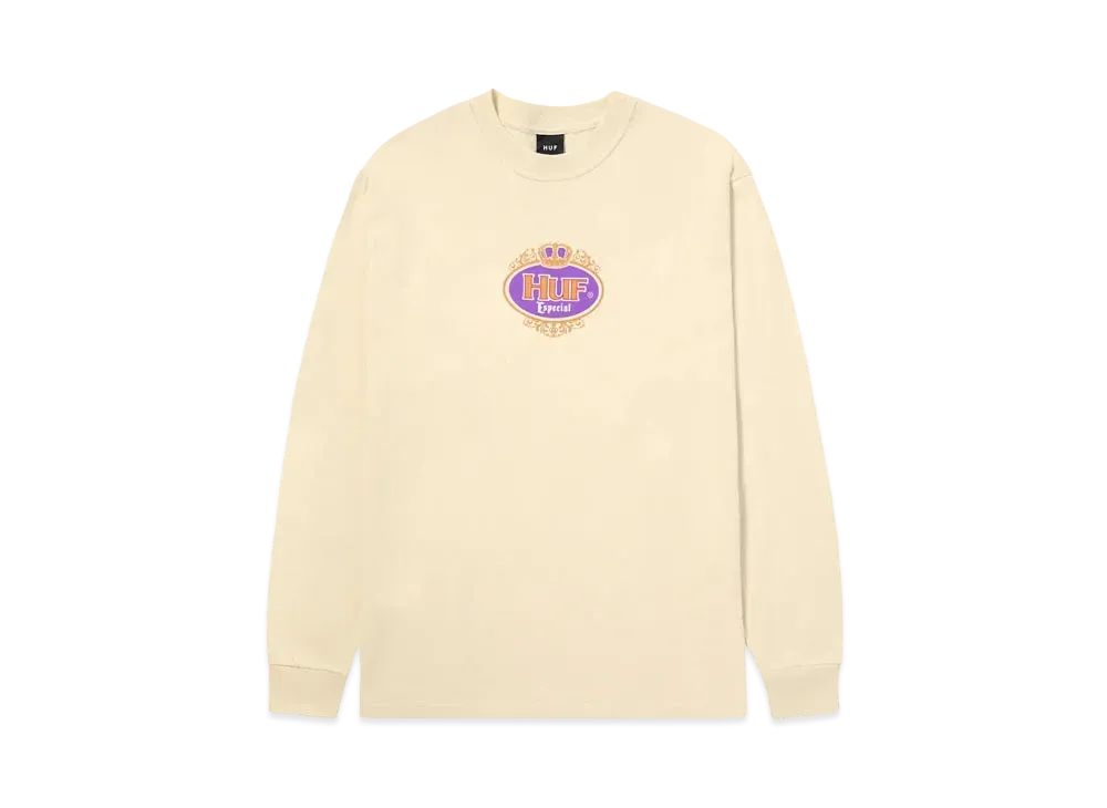 HUF Fall 24 Especial Long Sleeve Tee "Stone"