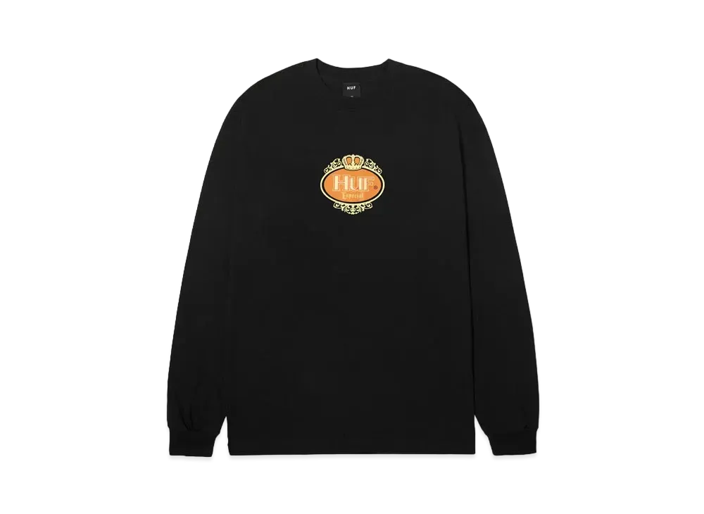 HUF Fall 24 Especial Long Sleeve Tee "Black"
