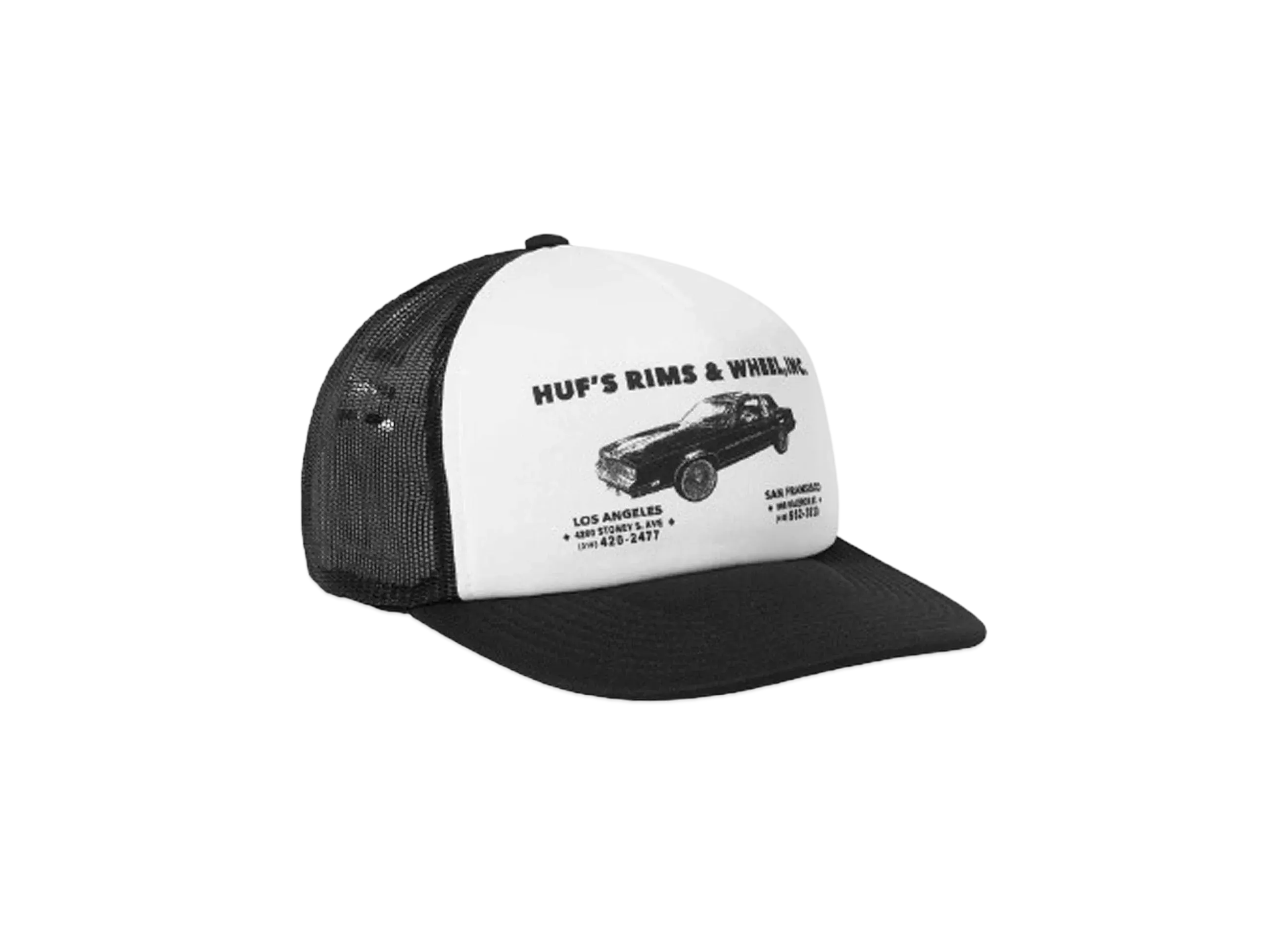 HUF Fall 24 Rim & Wheels Trucker Hat "Black"