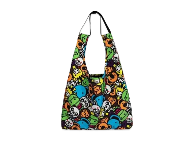 A BATHING APE Milo All Safari Tote Bag "Multi"