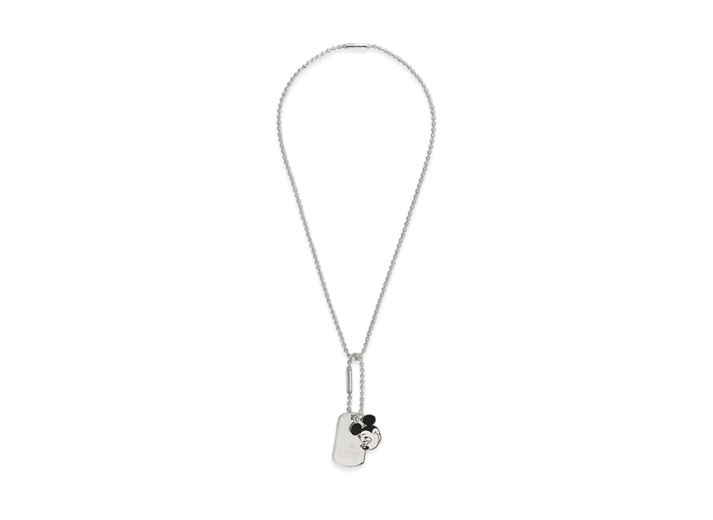 GUCCI x Disney Mickey Mouse Necklace "Silver"