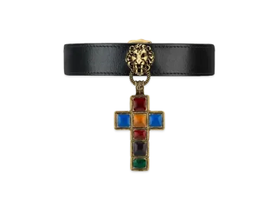 GUCCI Leather Chocker "Black"