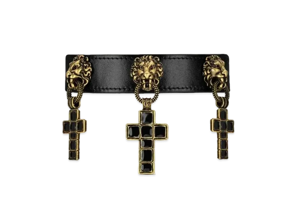 GUCCI Leather Choker "Black"
