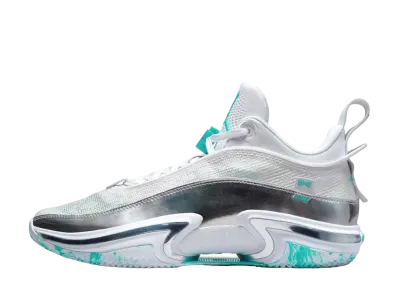Nike Air Jordan 36 Low Guo Ailun "White/Metallic Silver/Black/Emerald Green"