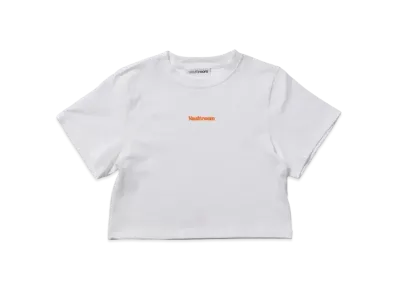 VAULTROOM Women's Signature Mini Cropped Tee "White"
