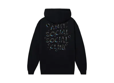 ANTI SOCIAL SOCIAL CLUB Bubbles Logo Hoodie "Black"