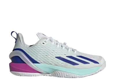 adidas Adizero Cybersonic Tennis "Footwear White/Lucid Blue/Semi Flash Aqua"