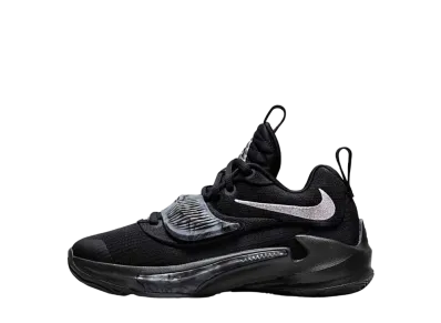 Nike GS Zoom Freak 3 "Black/Wolf Gray/Pink Blast/Metallic Silver"