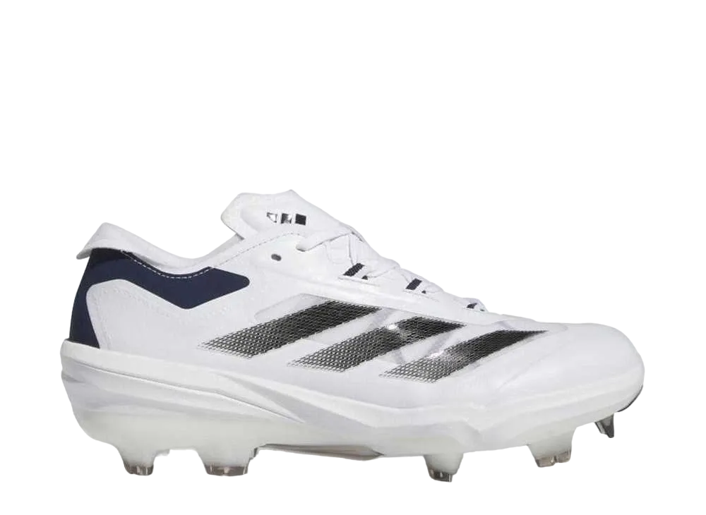 adidas Adizero Impact TPU Baseball Cleats "Footwear White/Core Black/Team Navy Blue"