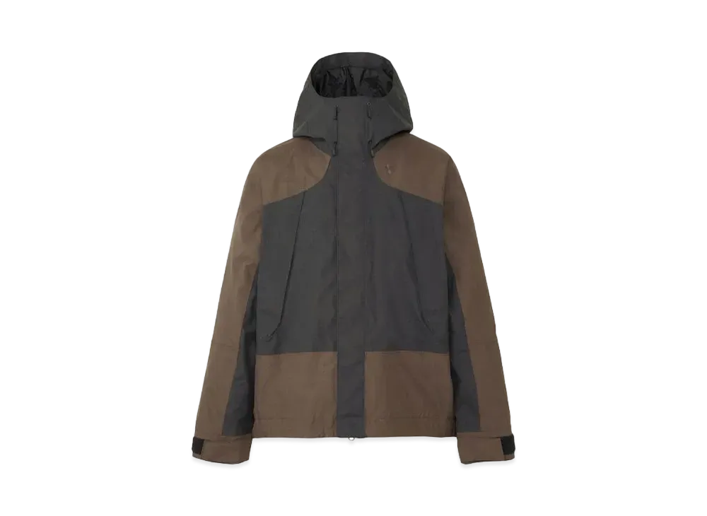 Goldwin Pertex Unlimited Two Layer Jacket (Unisex) "Jet Brown/Black"