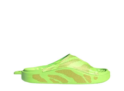 Stella McCartney × adidas Women's Slides "Signal Green/Hazy Orange"
