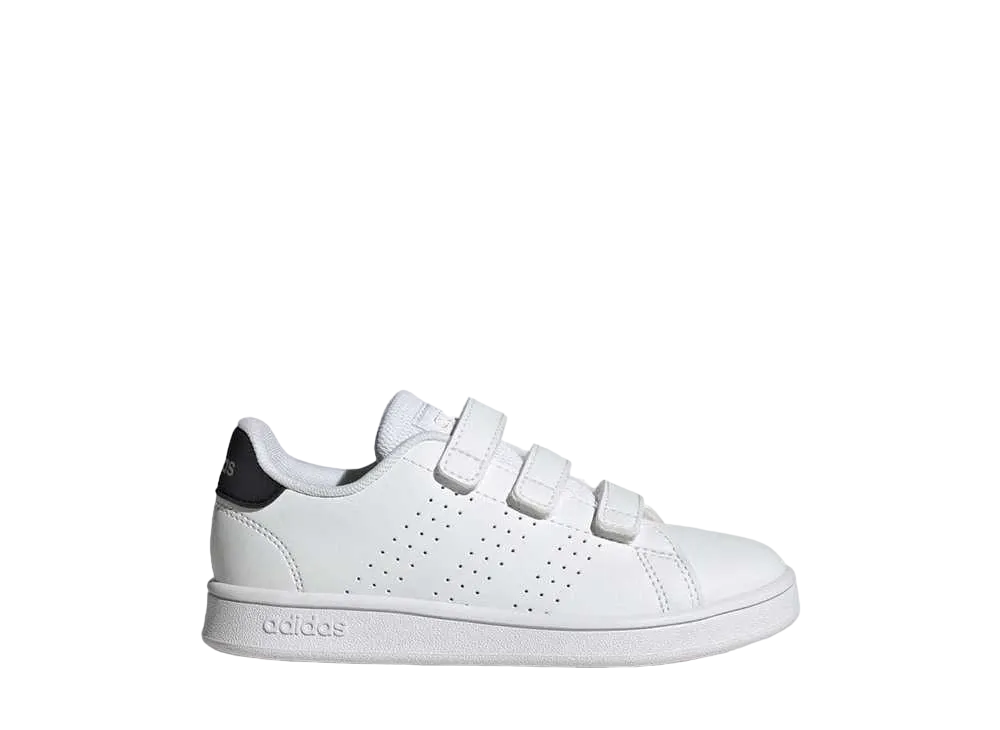 アディダス PS アドバンコート ライフスタイル "フットウェアホワイト/コアブラック/シルバーメタリック"(キッズ)